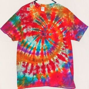 Vibrant, brand new, tie dye tshirt